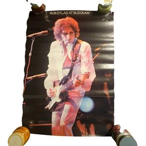 Bob Dylan At Budokan Japan Vintage 1978 Promo Poster Original 23x33 CBS Inc Rock